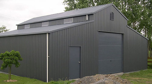 Steel barn