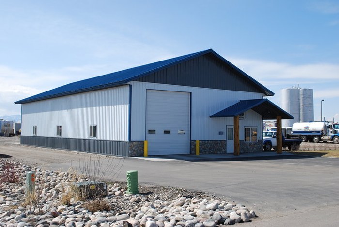 Steel building example 6