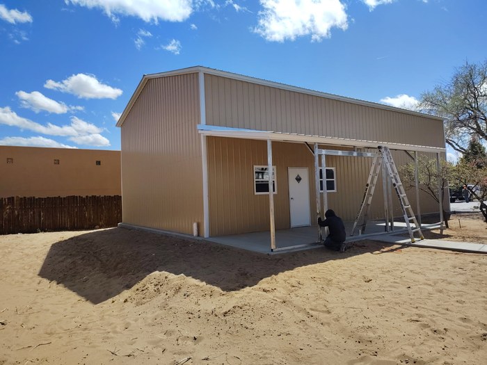 Steel building example 8